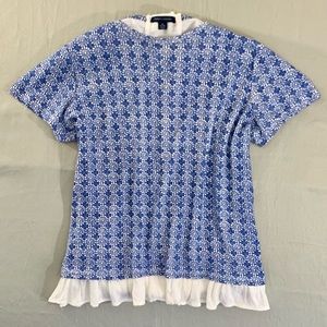 TOMMY HILFIGER | Floral Short Sleeve Tee; Women’s Size XL